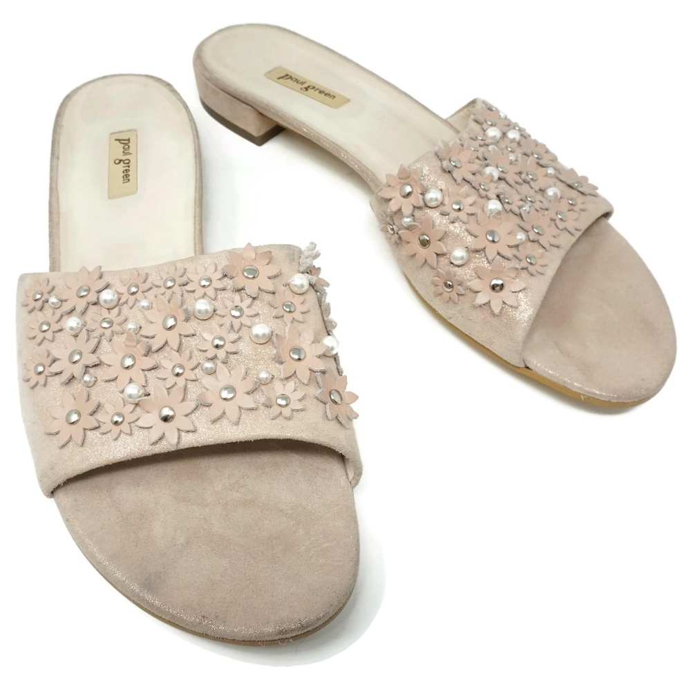 Paul Green Pink Slide Sandals Size 6 UK 8.5 US
